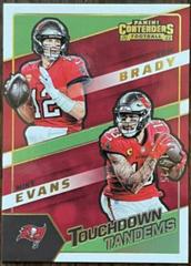 Mike Evans, Tom Brady [Gold] #TDT-TB Football Cards 2022 Panini Contenders Touchdown Tandems Prices
