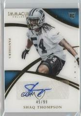 Shaq Thompson [Autograph] #107 Football Cards 2015 Panini Immaculate Prices