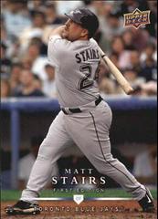 Matt Stairs #32 Baseball Cards 2008 Upper Deck First Edition Prices
