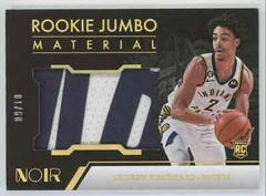 Andrew Nembhard [Prime] #RJM-ANH Basketball Cards 2022 Panini Noir Rookie Jumbo Material Prices