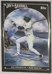 Jazz Chisholm Jr. [Midnight Black] #36 Baseball Cards 2023 Topps X Bob Ross The Joy Of Prices