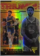 Klay Thompson [Gold] #16 Basketball Cards 2022 Panini Flux Triumph Prices