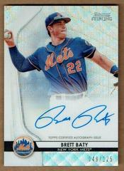 Brett Baty [Wave Refractor] #BB Baseball Cards 2020 Bowman Sterling Prospect Autographs Prices