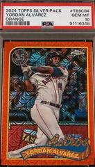 Yordan Alvarez [Orange] #T89C-84 Baseball Cards 2024 Topps 1989 Chrome Silver Pack Prices