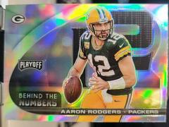 Aaron Rodgers #BTN-ARO Football Cards 2021 Panini Playoff Behind the Numbers Prices