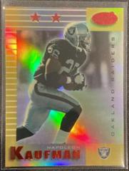 Napoleon Kaufman [Mirror Gold] Football Cards 1999 Leaf Certified Prices