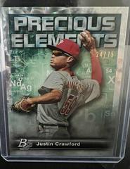 Justin Crawford [Ice] #PE-26 Baseball Cards 2023 Bowman Platinum Precious Elements Prices
