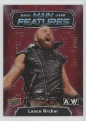 Lance Archer [Red] #MF-23 Wrestling Cards 2022 Upper Deck AEW Main Features Prices