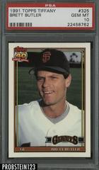Brett Butler #325 Baseball Cards 1991 Topps Tiffany Prices