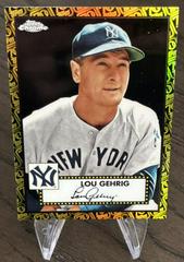 Lou Gehrig [Black Gold] Baseball Cards 2021 Topps Chrome Platinum Anniversary Prices