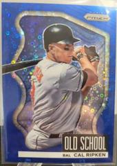 Cal Ripken [Blue Donut Circles Prizm] #OS-5 Baseball Cards 2022 Panini Prizm Old School Prices