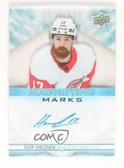 Filip Hronek #MM-FH Hockey Cards 2021 Upper Deck Ovation UD Glass Magnifying Marks Autographs Prices