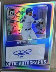 Justin Turner #OA-JT Baseball Cards 2021 Panini Donruss Optic Autographs Prices