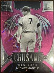Mickey Mantle [Pink Velocity] Baseball Cards 2023 Panini Chronicles Crusade Prices