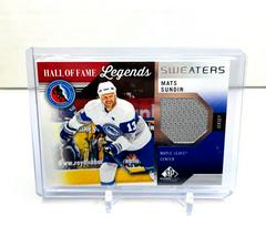Mats Sundin Hockey Cards 2021 SP Game Used HOF Legends Sweaters Prices
