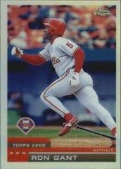Ron Gant [Refractor] #102 Baseball Cards 2000 Topps Chrome Prices