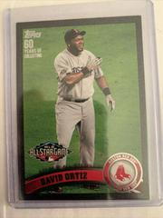 David Ortiz [Black] #US42 Baseball Cards 2011 Topps Update Prices