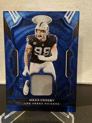Maxx Crosby [Blue] #MM-MC Football Cards 2022 Panini Certified Materials Mirror Prices