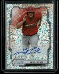 Luken Baker [Speckle] Baseball Cards 2019 Bowman Sterling Prospect Autographs Prices