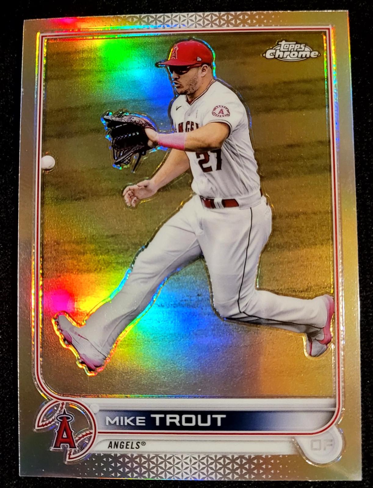 Mike Trout Refractor 200 Prices 2022 Topps Chrome Baseball Cards