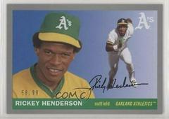 Rickey Henderson [Silver] #11 Baseball Cards 2020 Topps Archives Prices