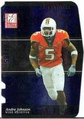 Andre Johnson [Aspirations] Football Cards 2003 Panini Donruss Elite Prices