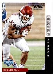 Rodney Anderson Football Cards 2019 Panini Score NFL Draft Prices