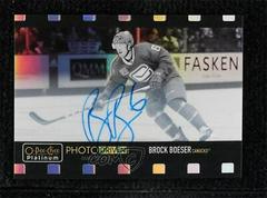 Brock Boeser #PD-16 Hockey Cards 2021 O-Pee-Chee Platinum 2020 Update Photo Driven Rainbow Autograph Prices