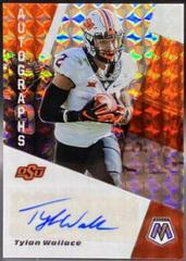 Tylan Wallace #AM-TW Football Cards 2021 Panini Mosaic Draft Picks Autographs Prices