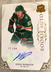 Kirill Kaprizov [Gold Spectrum Autograph] Hockey Cards 2020 Upper Deck The Cup Prices