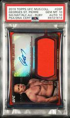 Georges St Pierre [Ruby] #MA-GSP Ufc Cards 2019 Topps UFC Museum Collection Autographs Prices