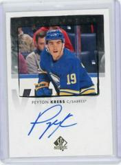 Peyton Krebs Hockey Cards 2022 SP Authentic UD Autographs Prices