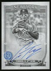 Gleyber Torres [Black & White] #GT Baseball Cards 2020 Topps Gypsy Queen Autographs Prices