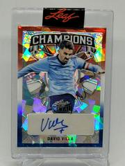 David Villa #C-DV1 Soccer Cards 2022 Leaf Metal Champions Autographs Prices