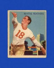 Beattie Feathers Football Cards 1935 National Chicle Prices
