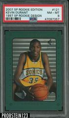 Kevin Durant [1997 SP Rookie Design] #121 Basketball Cards 2007 SP Rookie Edition Prices