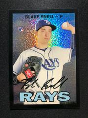Blake Snell [Chrome Black Refractor] Baseball Cards 2016 Topps Heritage Prices