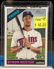 Byron Buxton [White Jersey Color Swap] #724 Baseball Cards 2015 Topps Heritage Prices
