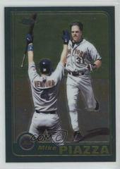 Mike Piazza #381 Baseball Cards 2001 Topps Chrome Prices