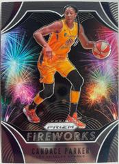Candace Parker #3 Basketball Cards 2020 Panini Prizm WNBA Fireworks Prices