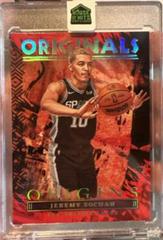 Jeremy Sochan [Red] #20 Basketball Cards 2022 Panini Origins Originals Prices
