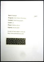 Anthony Rizzo [Autograph] Baseball Cards 2022 Panini Chronicles Zenith Prices