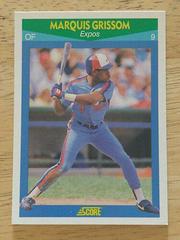 Marquis Grissom #99 Baseball Cards 1990 Score Rising Stars Prices