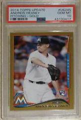 Andrew Heaney [Pitching Gold] #US245 Baseball Cards 2014 Topps Update Prices