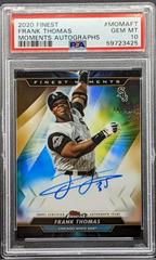Frank Thomas [Gold Refractor] #MOMA-FT Baseball Cards 2020 Topps Finest Moments Autographs Prices