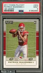 Patrick Mahomes II [1st Down] #204 Football Cards 2017 Panini Playoff Prices