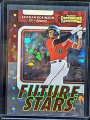 Kristian Robinson Baseball Cards 2021 Panini Contenders Future Stars Prices