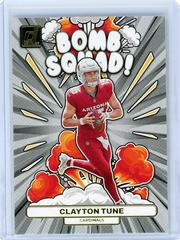 Clayton Tune #BS-6 Football Cards 2023 Panini Donruss Bomb Squad Prices
