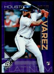 Yordan Alvarez [Purple] Baseball Cards 2020 Bowman Platinum Prices