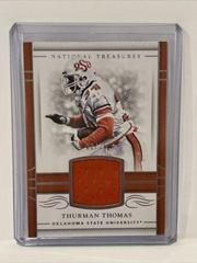 Thurman Thomas [Material] #48 Football Cards 2017 Panini National Treasures Collegiate Prices